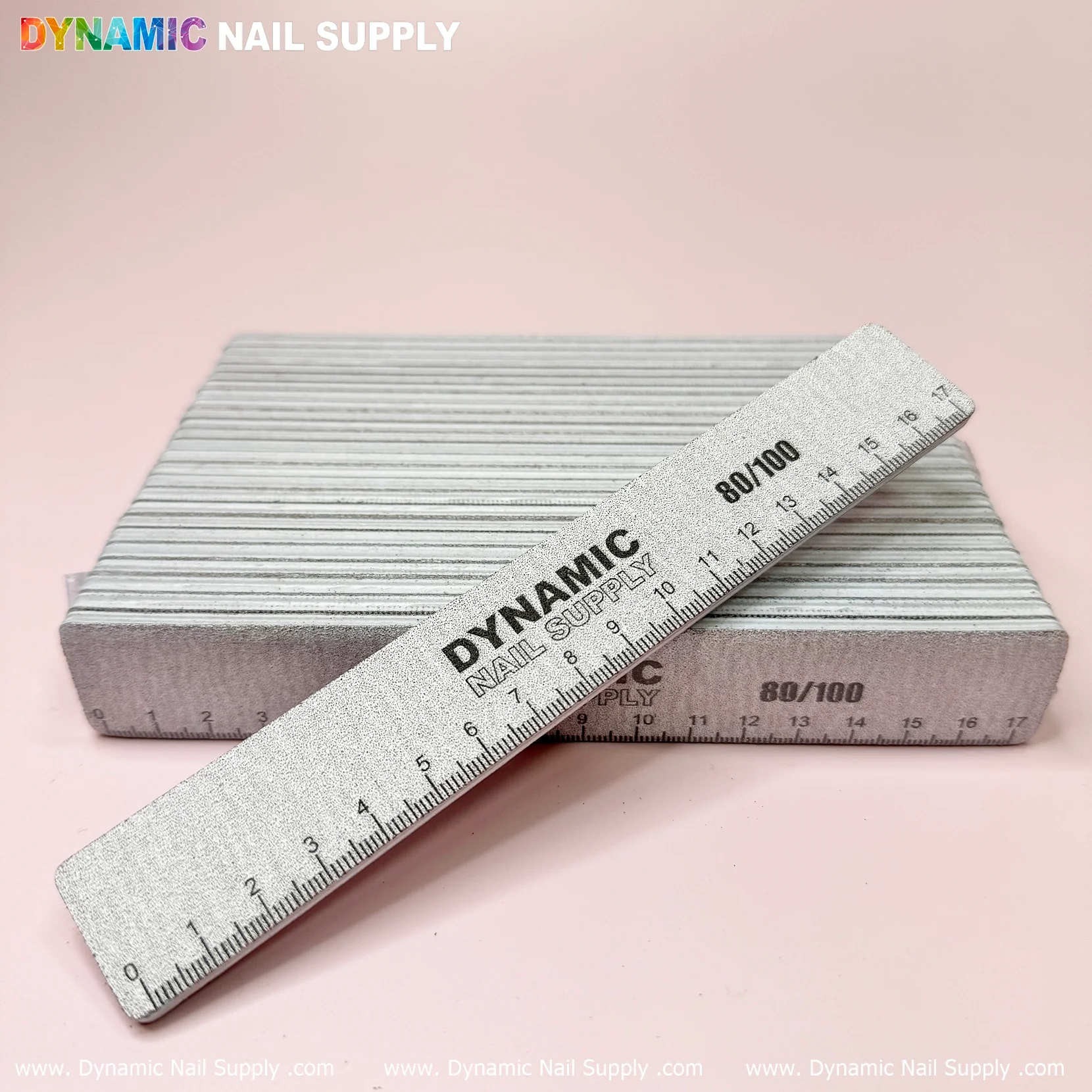25‑Piece Jumbo Nail Files – Grit 80/80