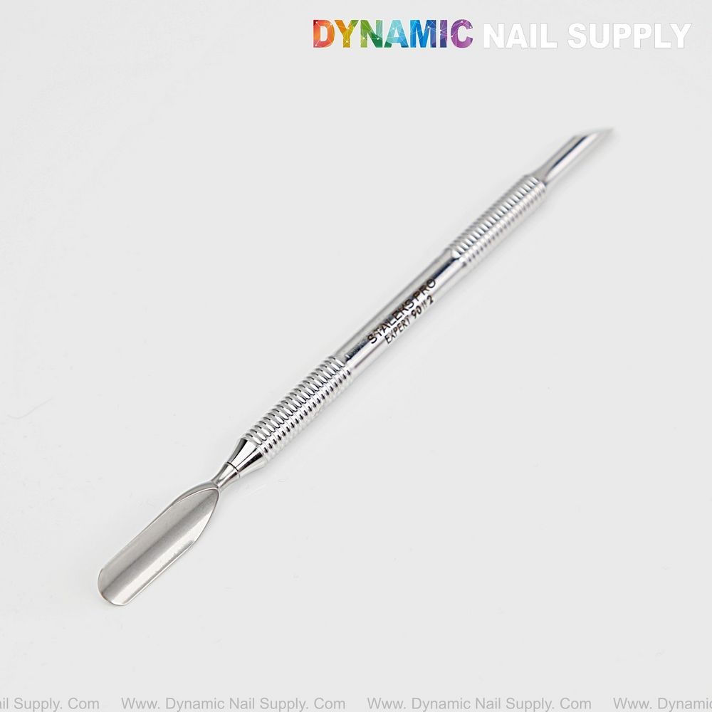double-ended stainless steel cuticle pusher - 7