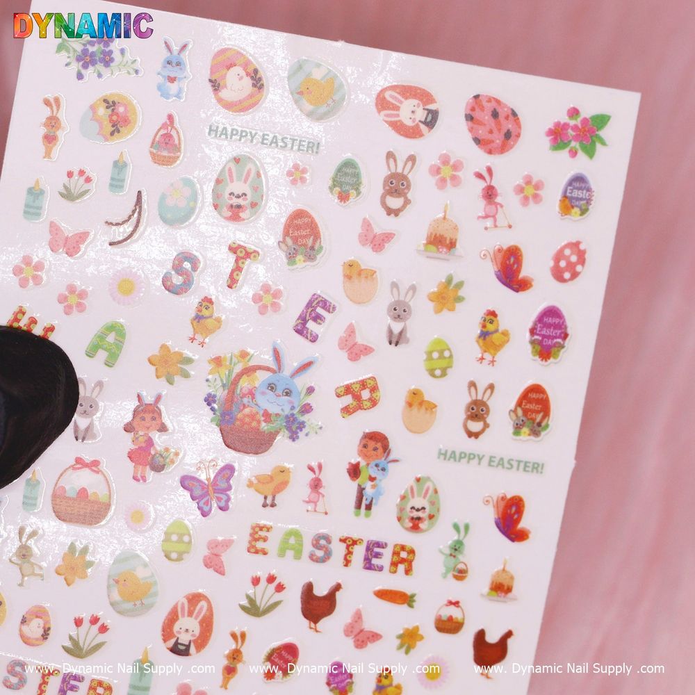 Easter nail art stickers sheet - 2