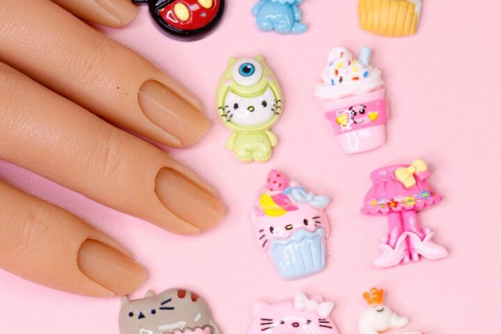 Kawaii Nail Charms Set — Cute Mixed Cartoon Shapes
