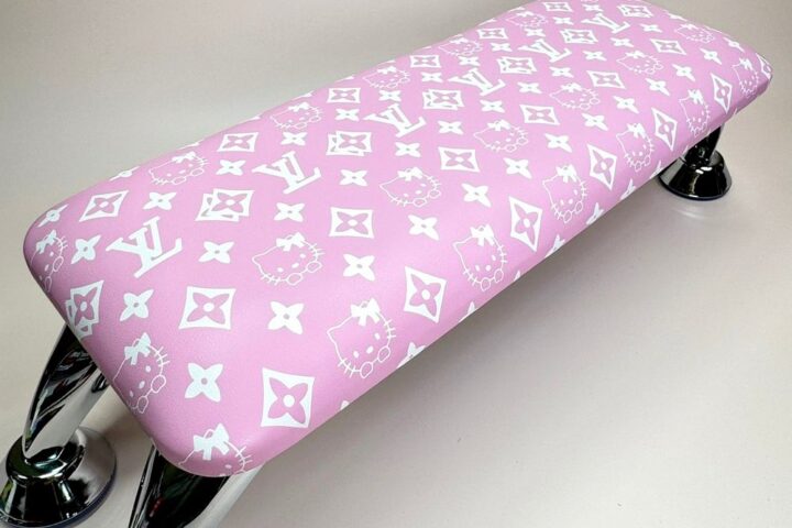 Pink Kitty Armrest Pillow – Cute Nail Hand Rest