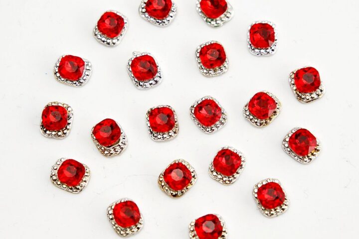 Ruby Red Nail Rhinestone Charms: Choose or Pass?