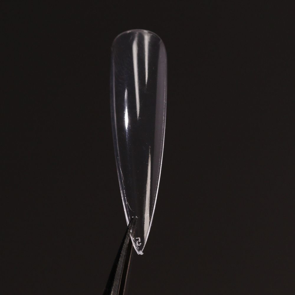 clear stiletto gel X tips - 4
